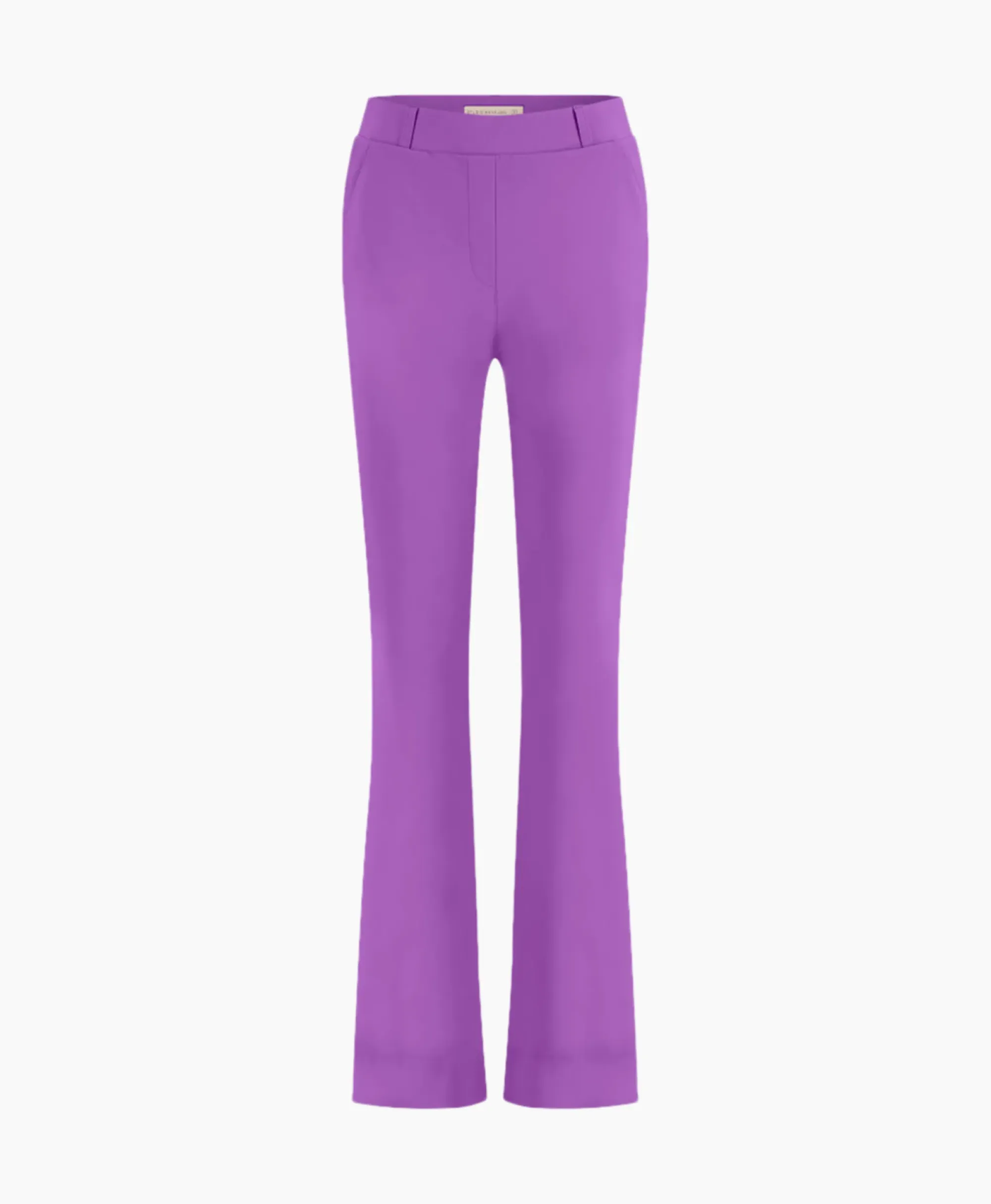 Broeken^Studio Anneloes Broek Flair Bonded Trousers Paars