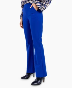 Broeken^Studio Anneloes Broek Flair Bonded Trousers Blauw