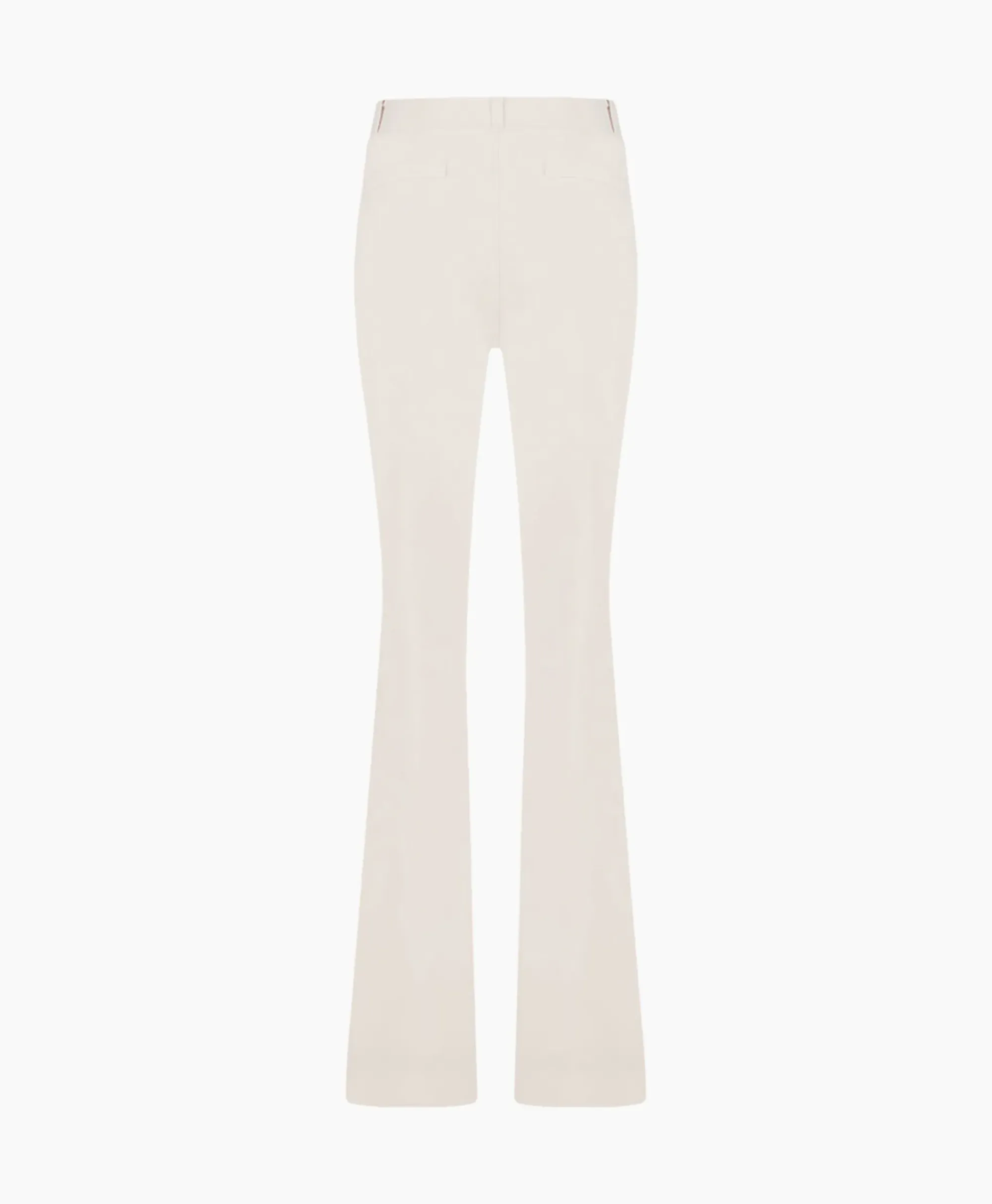 Broeken^Studio Anneloes Broek Flair Long Shiny Bnd Trousers Off White