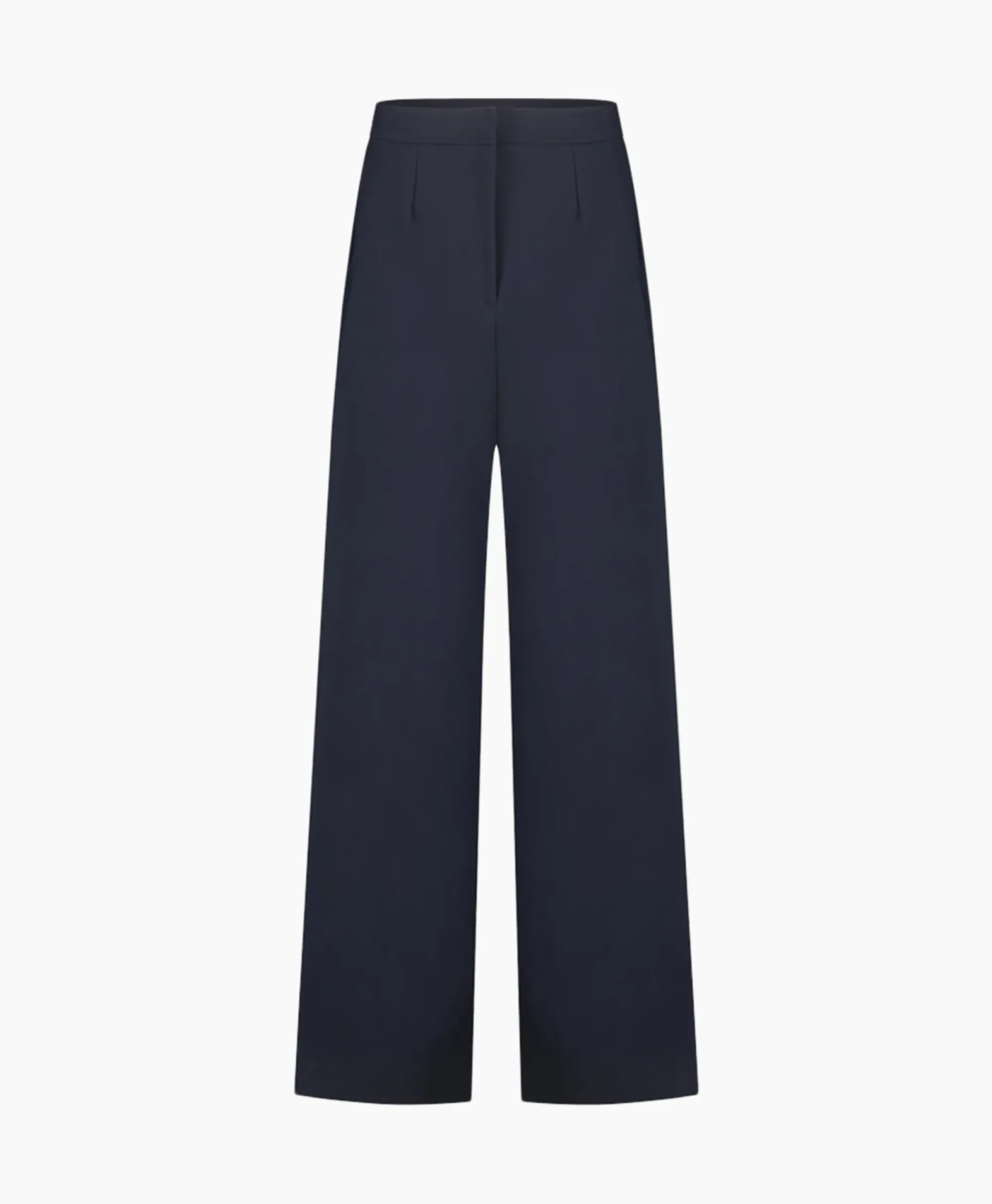 Broeken^Studio Anneloes Broek Holly Bonded Trousers Donker Blauw
