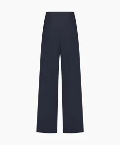 Broeken^Studio Anneloes Broek Holly Bonded Trousers Donker Blauw