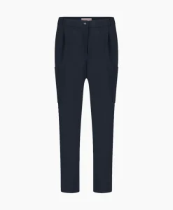 Broeken^Studio Anneloes Broek Janneke Cargo Trousers Donker Blauw