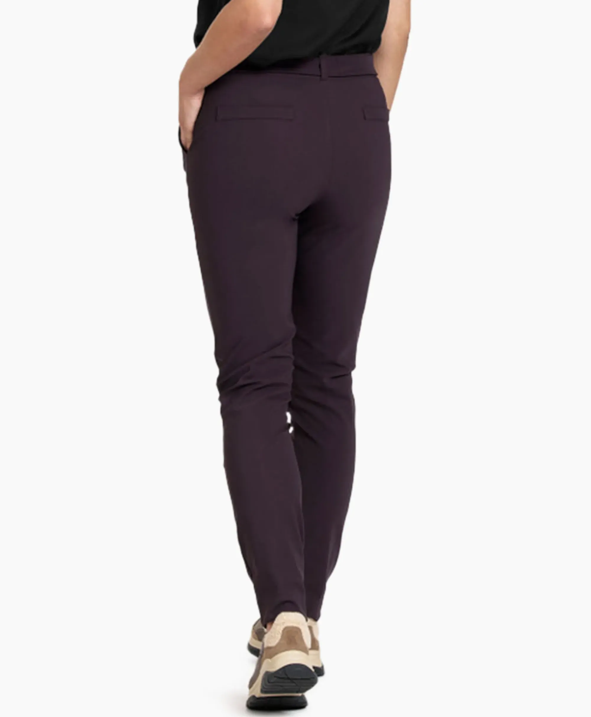 Broeken^Studio Anneloes Broek Katlyn Bonded Trousers Bruin