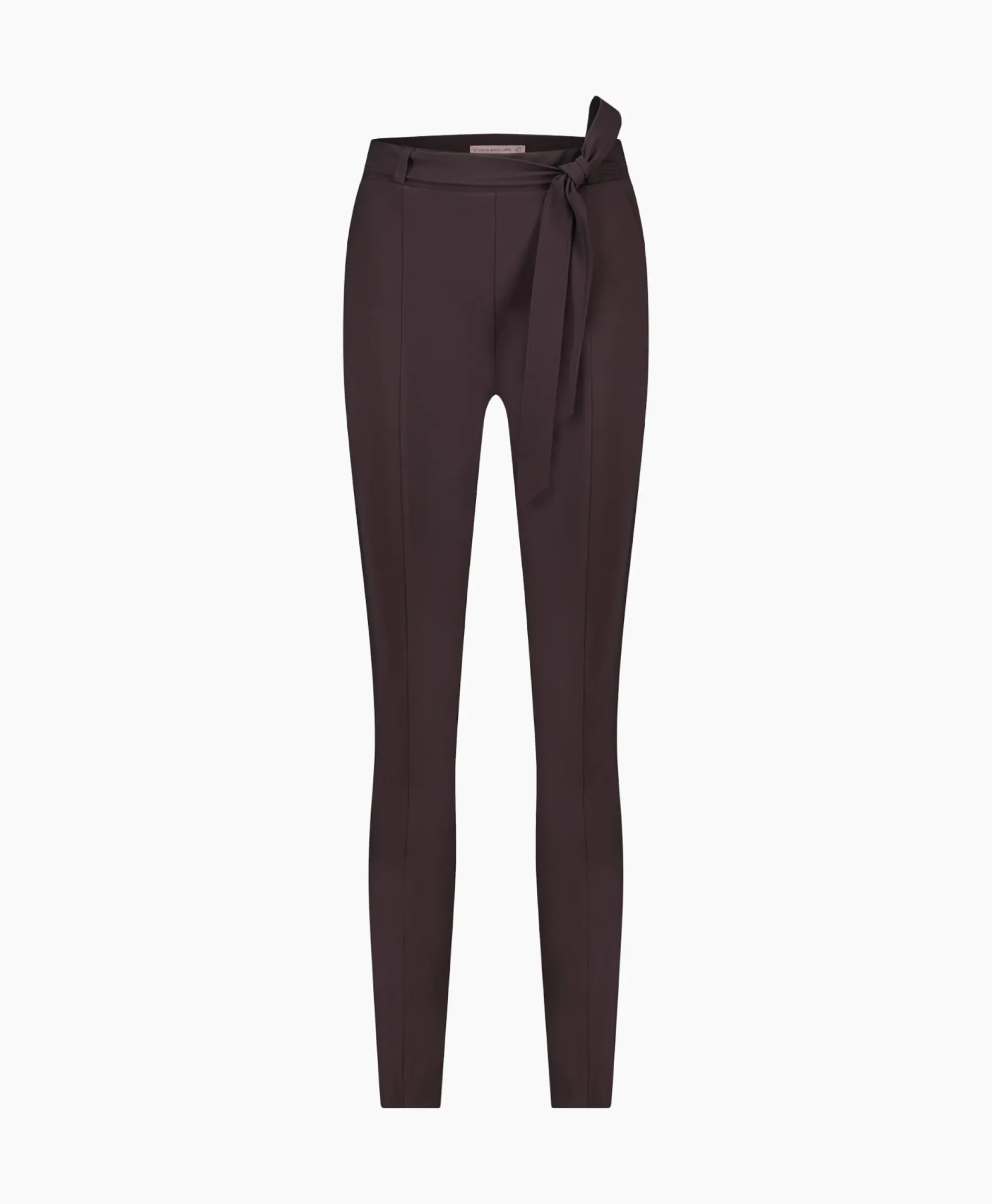 Broeken^Studio Anneloes Broek Katlyn Bonded Trousers Bruin