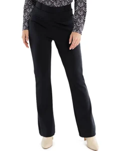 Broeken^Studio Anneloes Broek Lio Shiny Bnd Flair Trousers Zwart