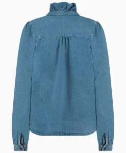 Blouses^Studio Anneloes Broek Lola Embroidery Denim Blouse Jeans