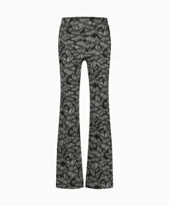 Broeken^Studio Anneloes Broek Marilon Flower Trousers Zand