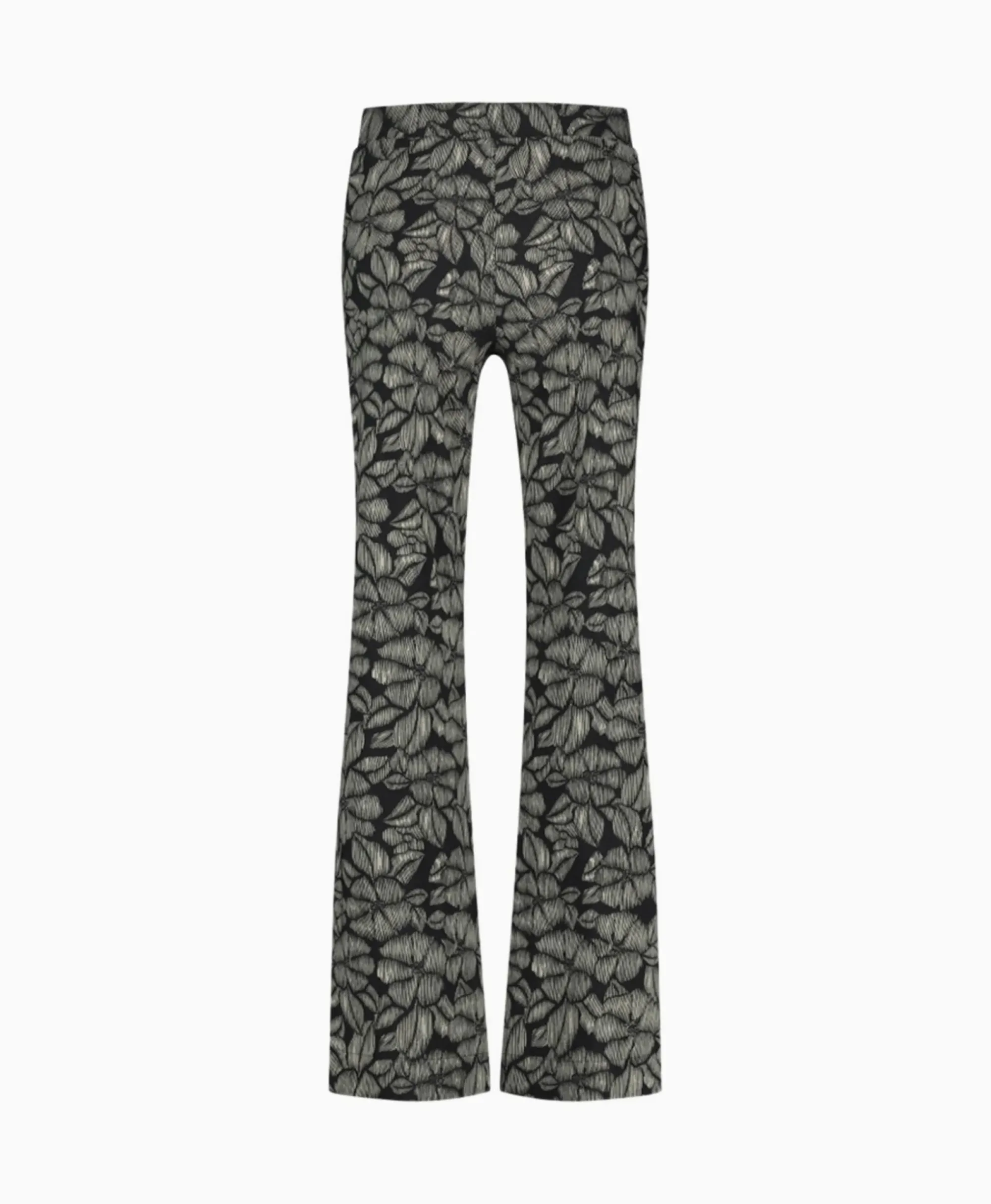 Broeken^Studio Anneloes Broek Marilon Flower Trousers Zand