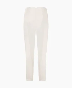 Broeken^Studio Anneloes Broek Nine Shiny Bonded Trousers Off White