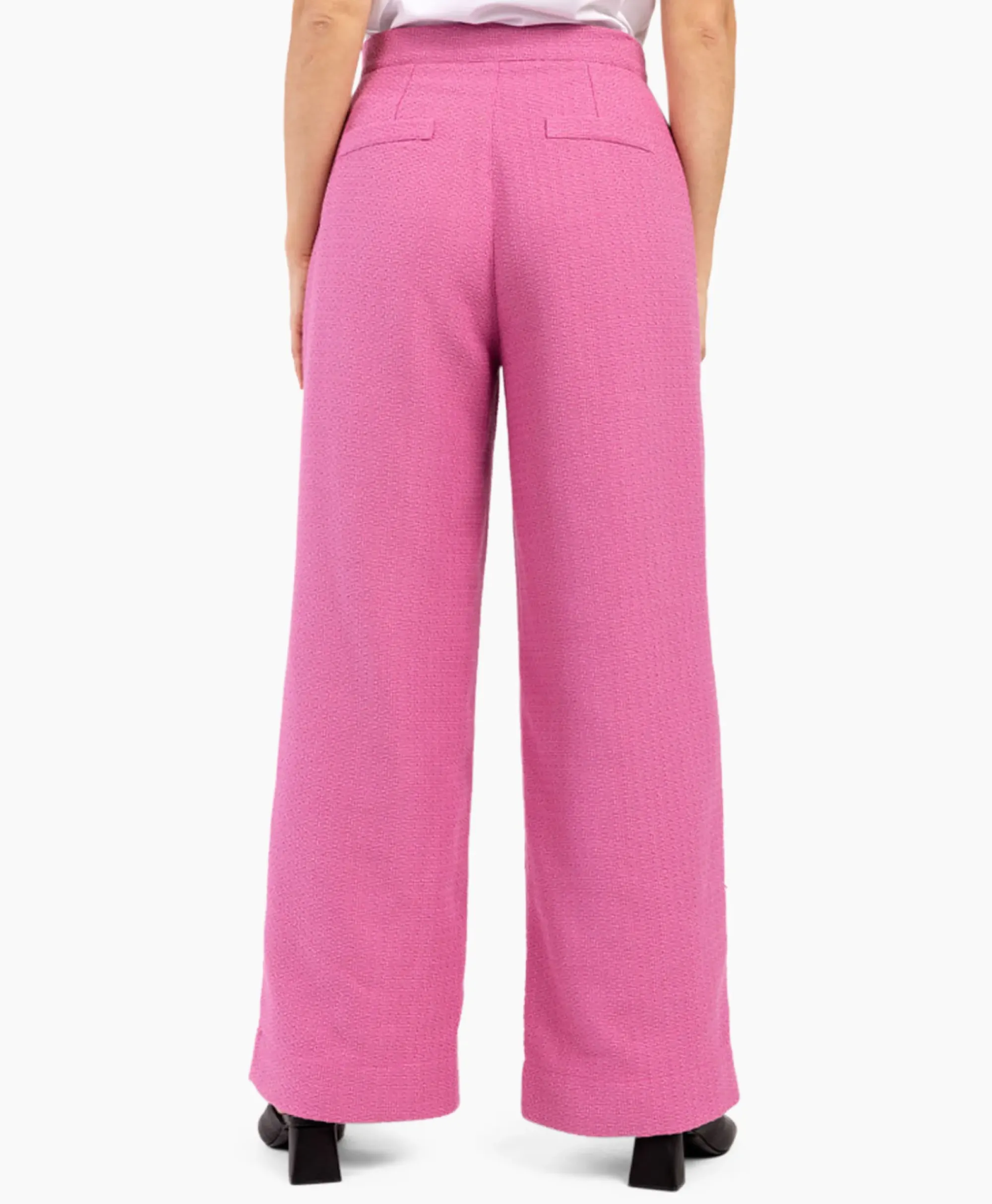 Broeken^Studio Anneloes Broek Rasa Tweed Trousers Lila