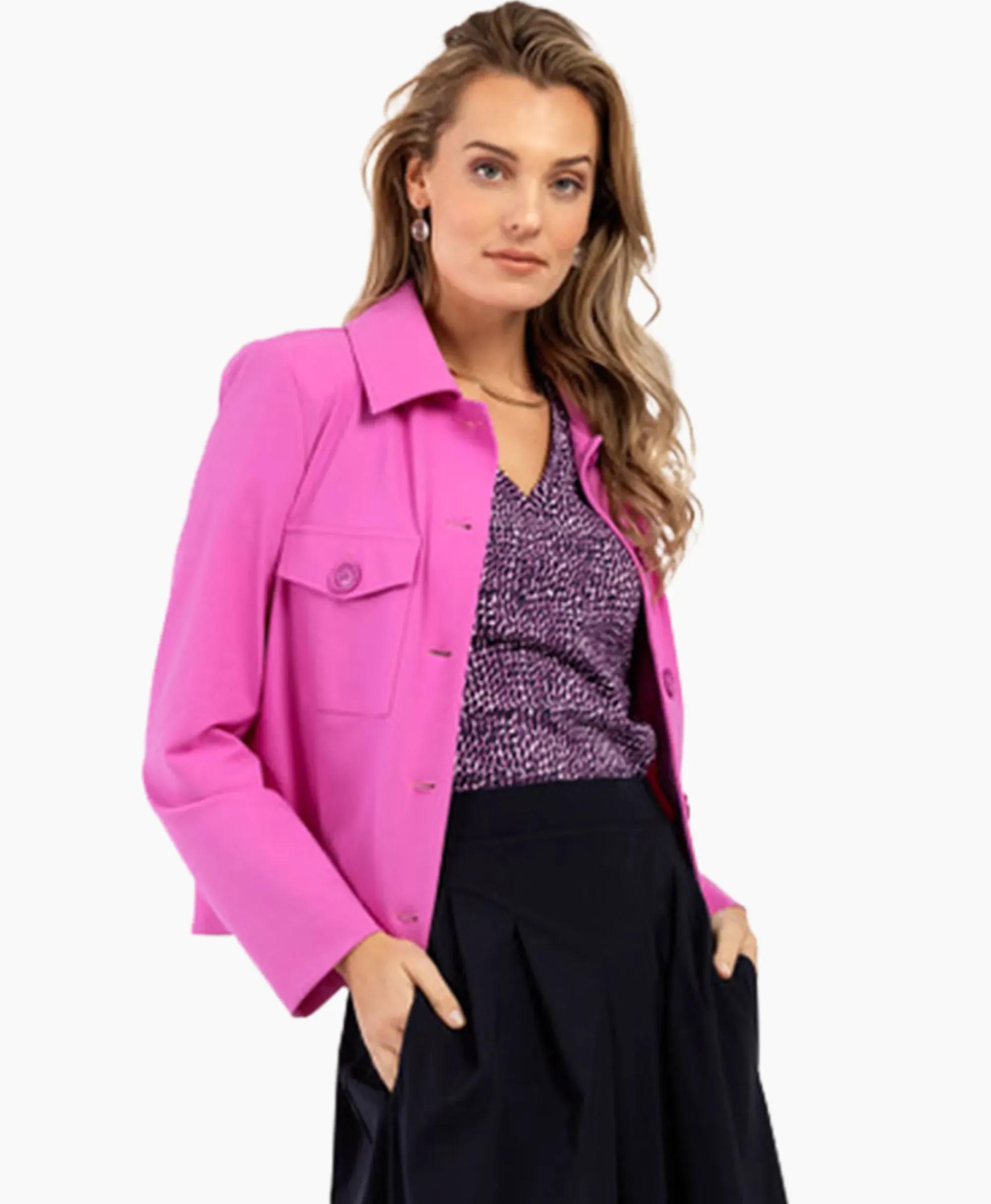 Jassen^Studio Anneloes Jack Claire Bonded Jacket Lila