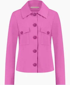 Jassen^Studio Anneloes Jack Claire Bonded Jacket Lila
