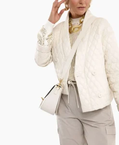 Jassen^Studio Anneloes Jack James Quilted Leather Jacket Off White