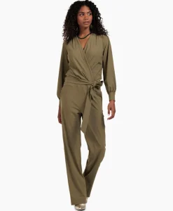 Jumpsuits^Studio Anneloes Jumpsuit Feda Bruin Dessin
