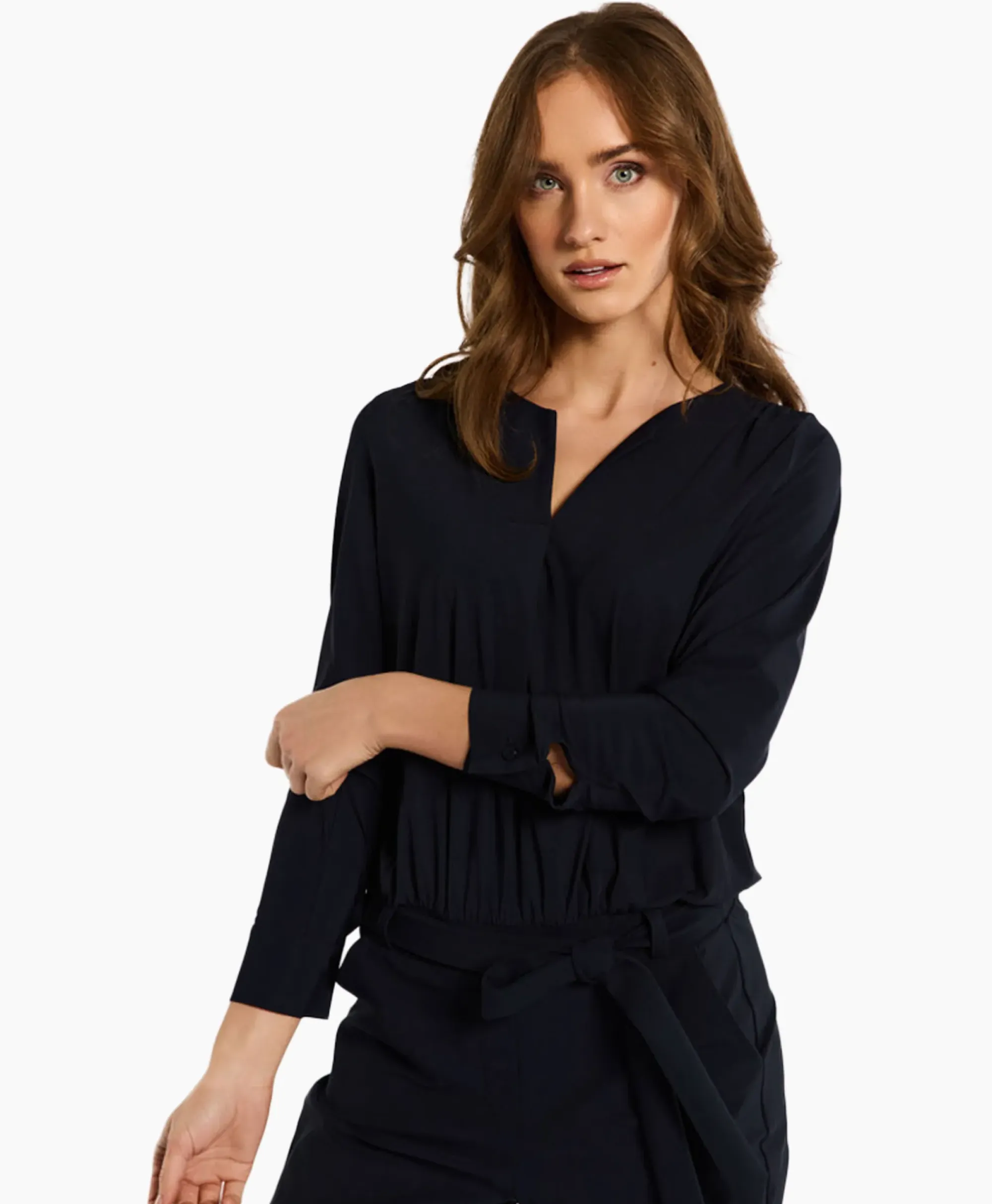 Jumpsuits^Studio Anneloes Jumpsuit Kimmy Flair Donker Blauw