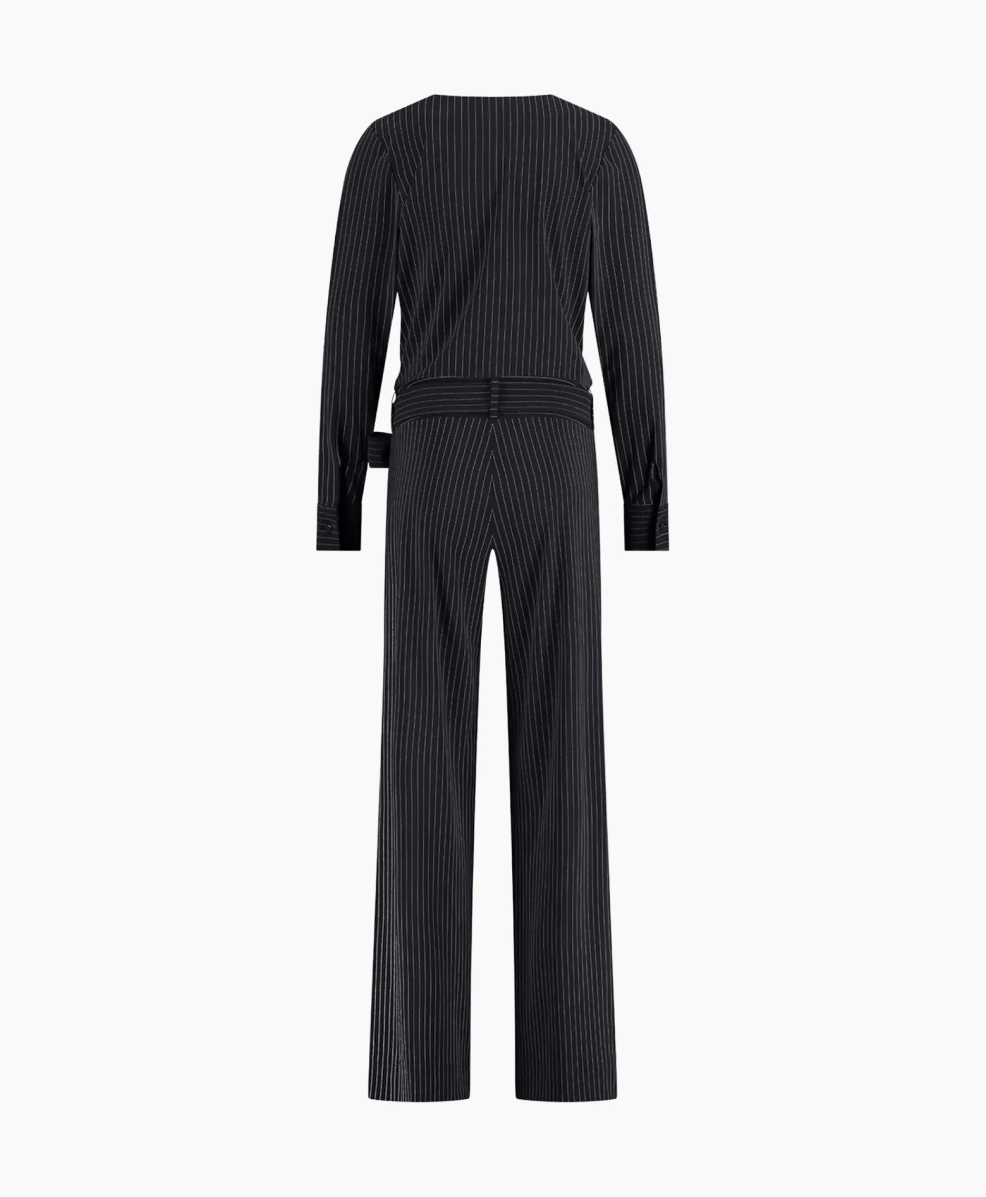 Jumpsuits^Studio Anneloes Jumpsuit Malia Pinstripe Zwart Dessin