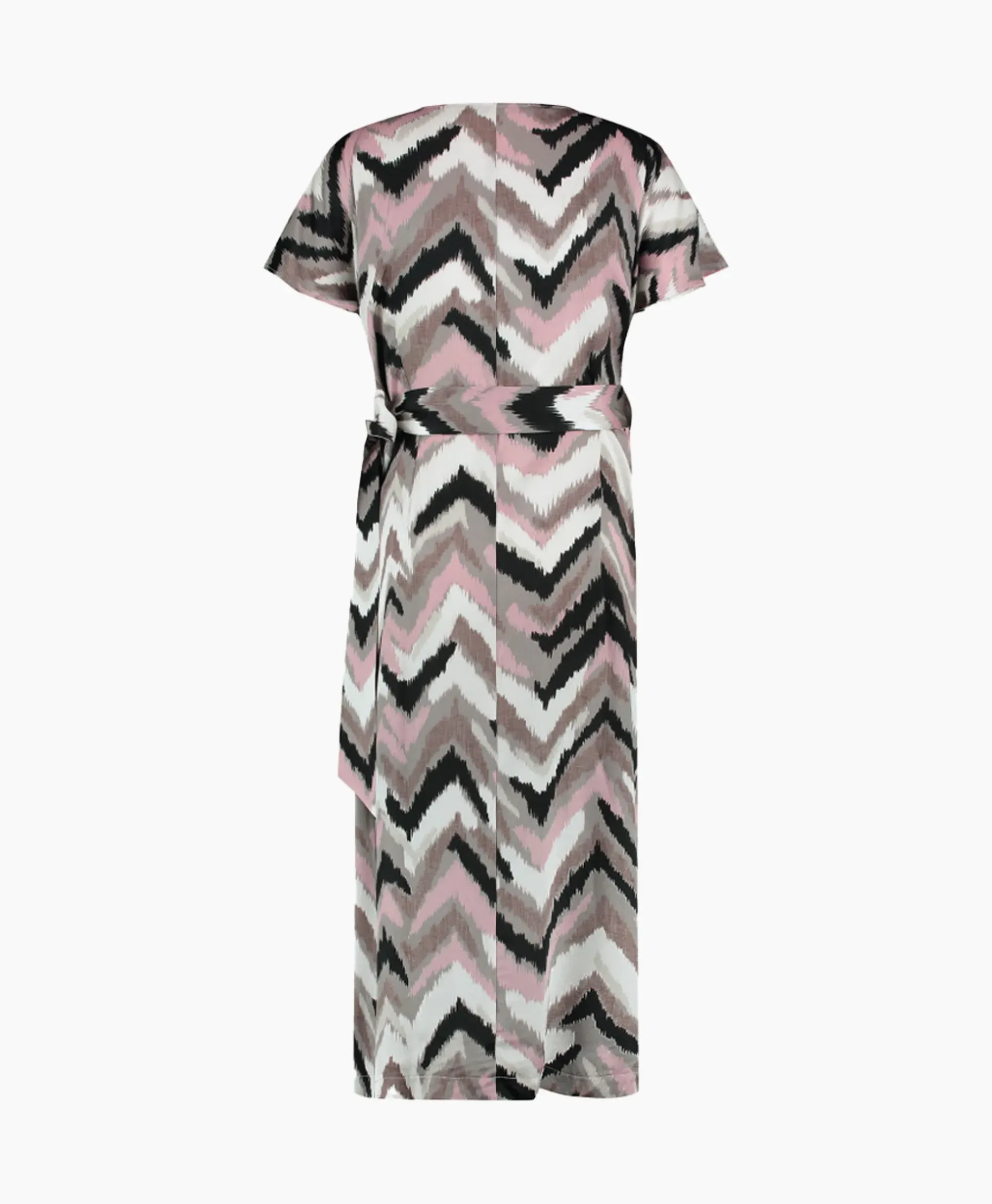 Jurken^Studio Anneloes Jurk Juno Satin Wrap Dress Ecru