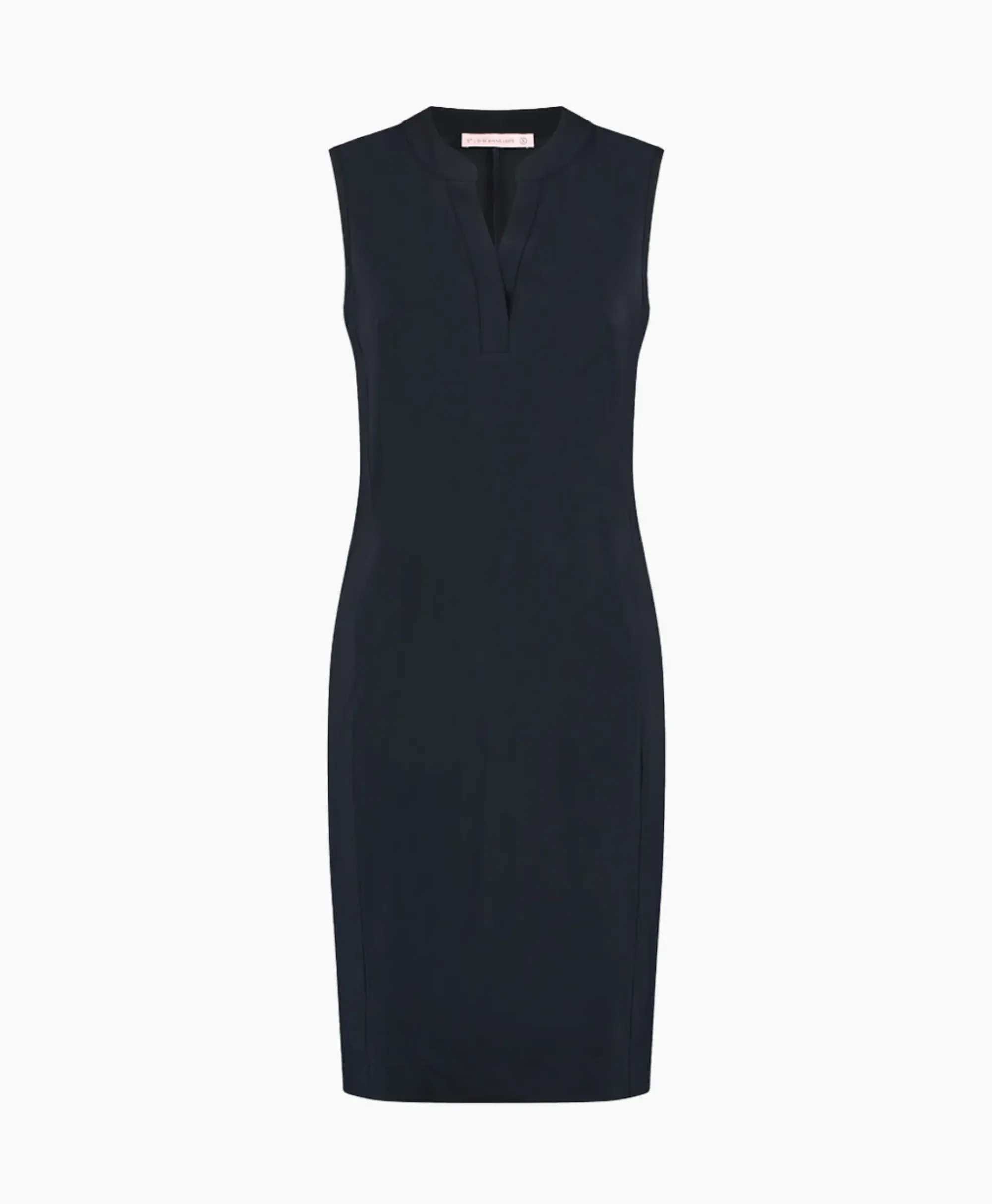 Jurken^Studio Anneloes Jurk Simplicity Sls Dress Donker Blauw