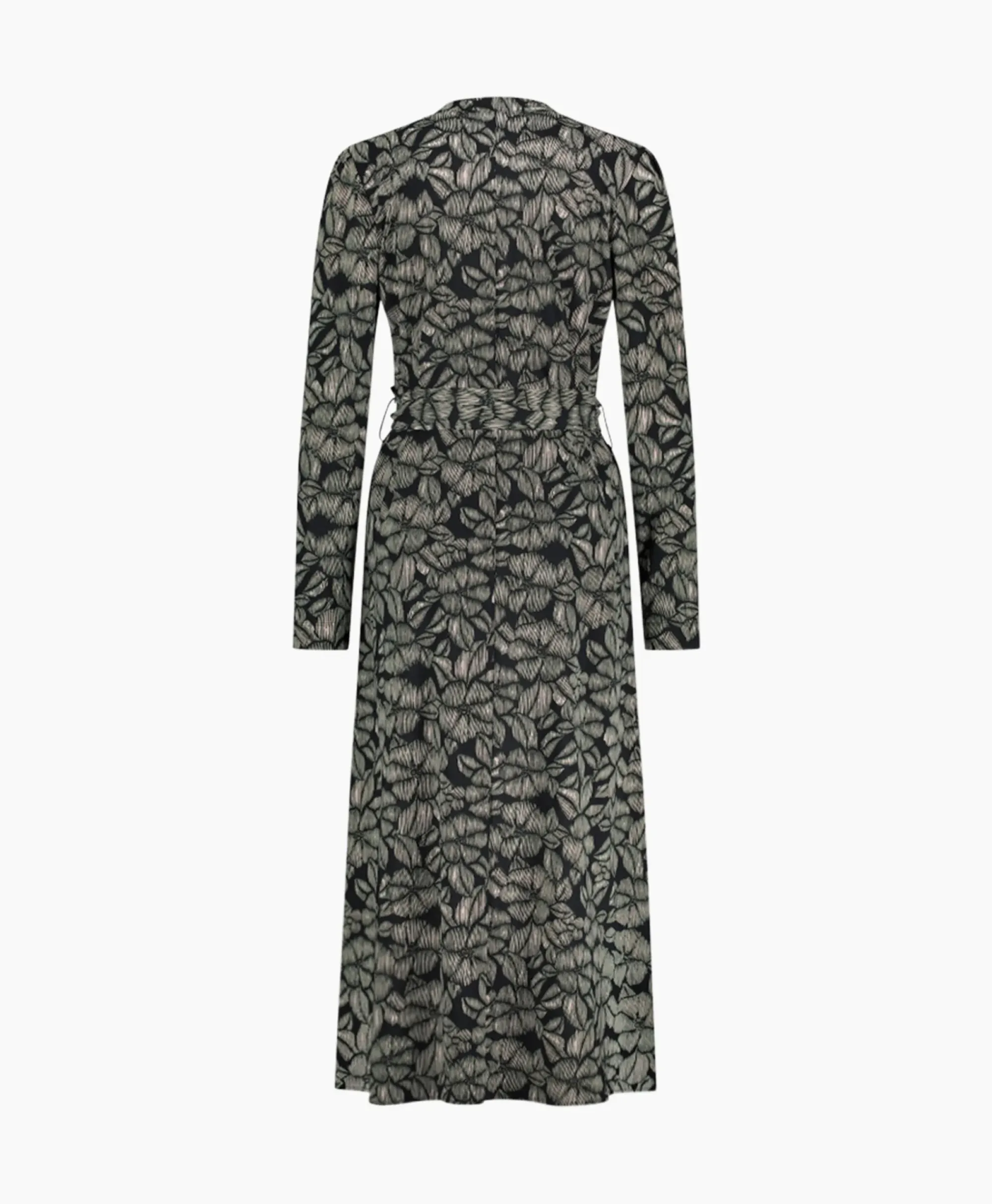 Jurken^Studio Anneloes Jurk Sira Flower Dress Zand