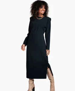 Jurken^Studio Anneloes Jurk Tammy Dress Donker Blauw