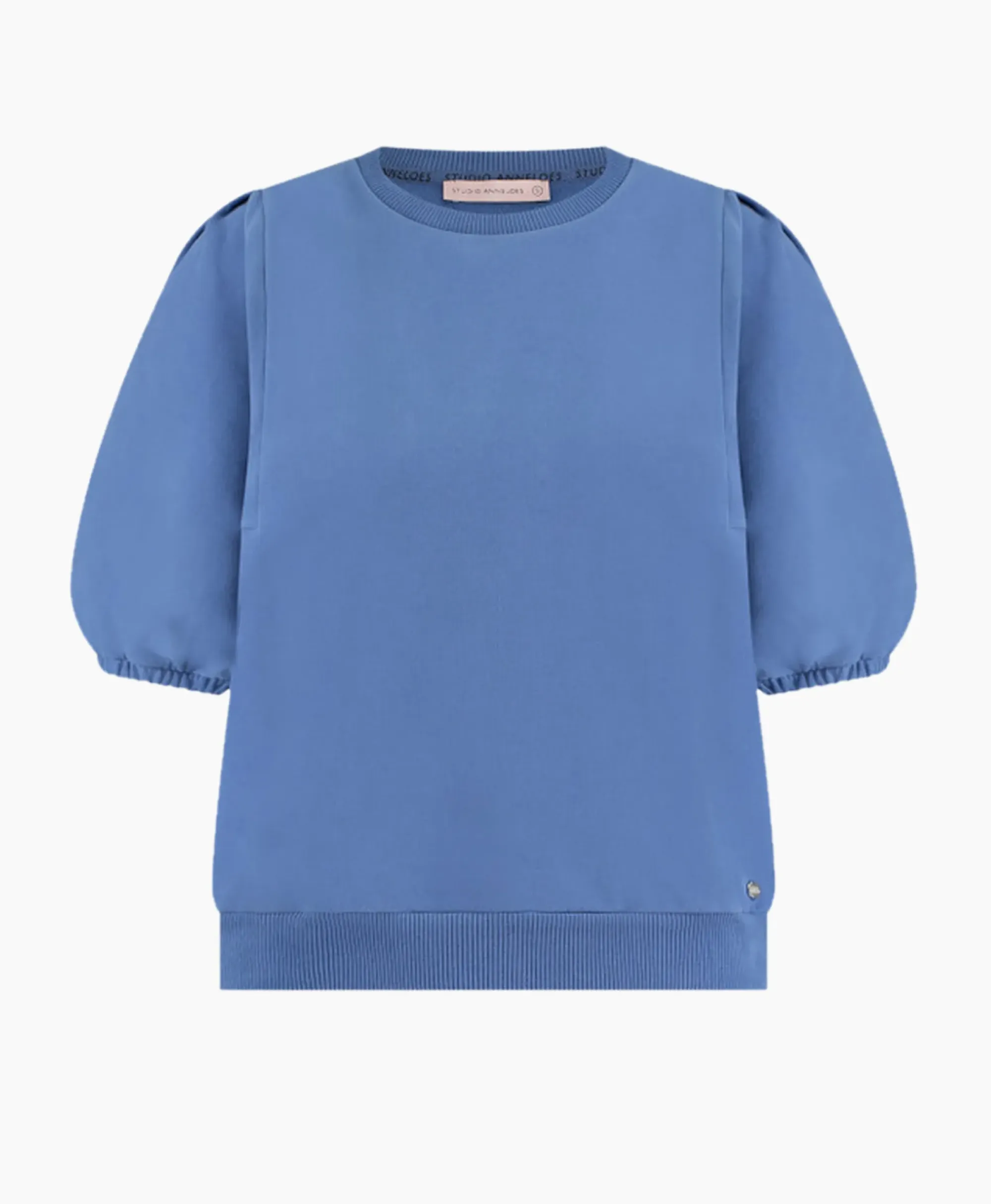 Truien^Studio Anneloes Pullover Claartje Puff Sweater Jeans