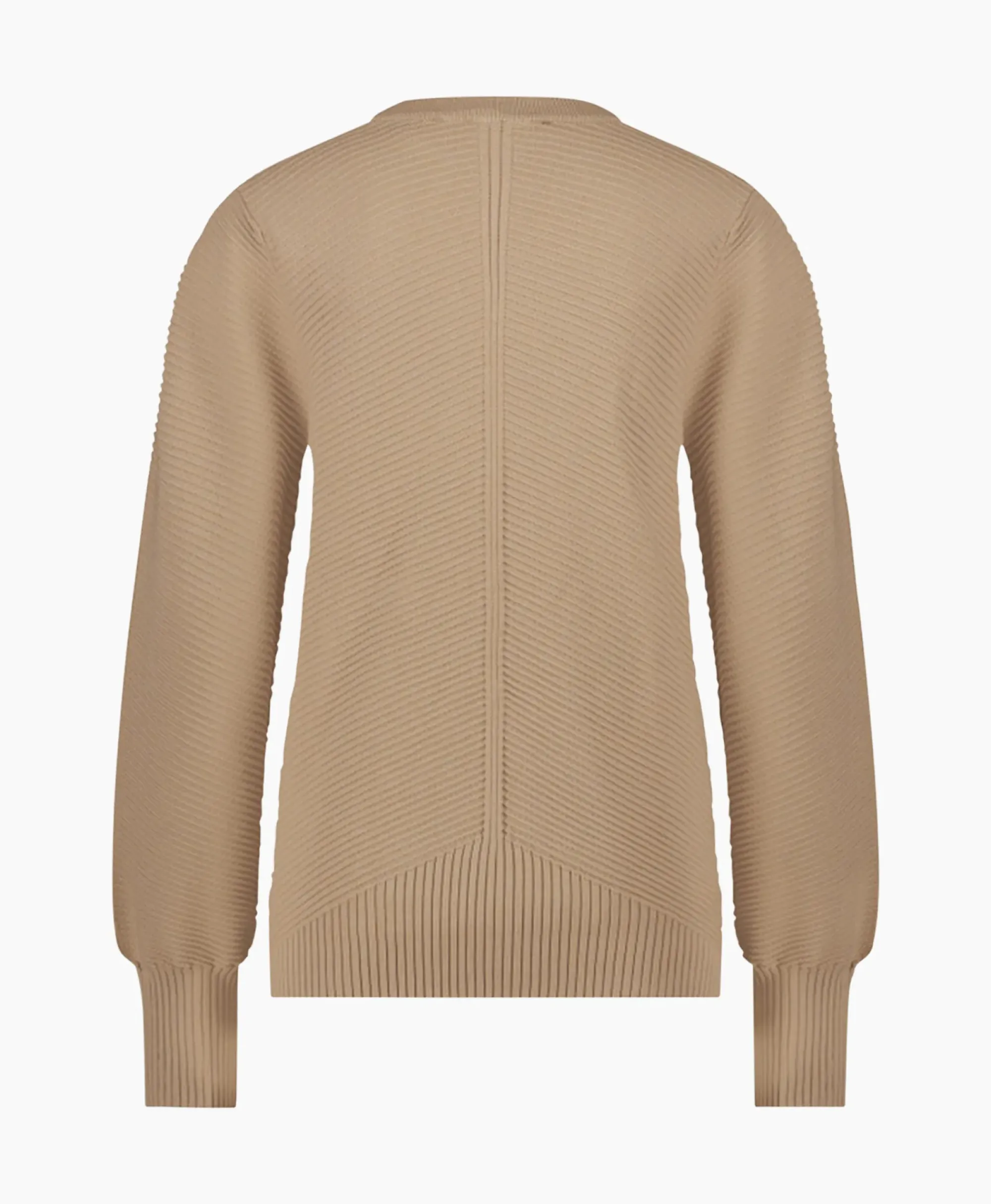 Truien^Studio Anneloes Pullover Erika Rib Zand