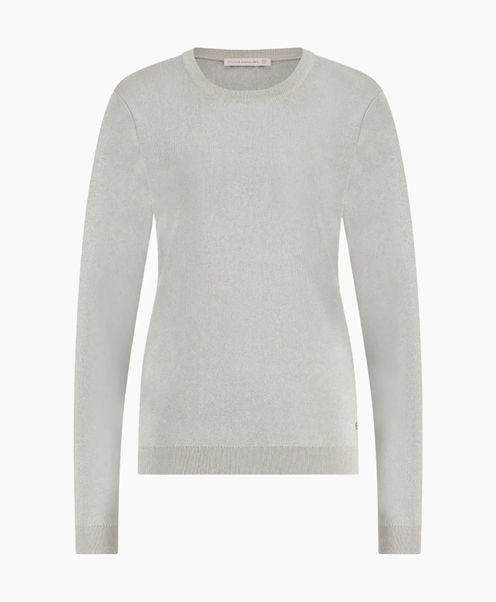 Truien^Studio Anneloes Pullover Luna Lurex Off White