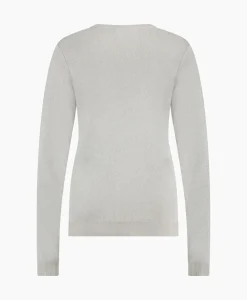 Truien^Studio Anneloes Pullover Luna Lurex Off White