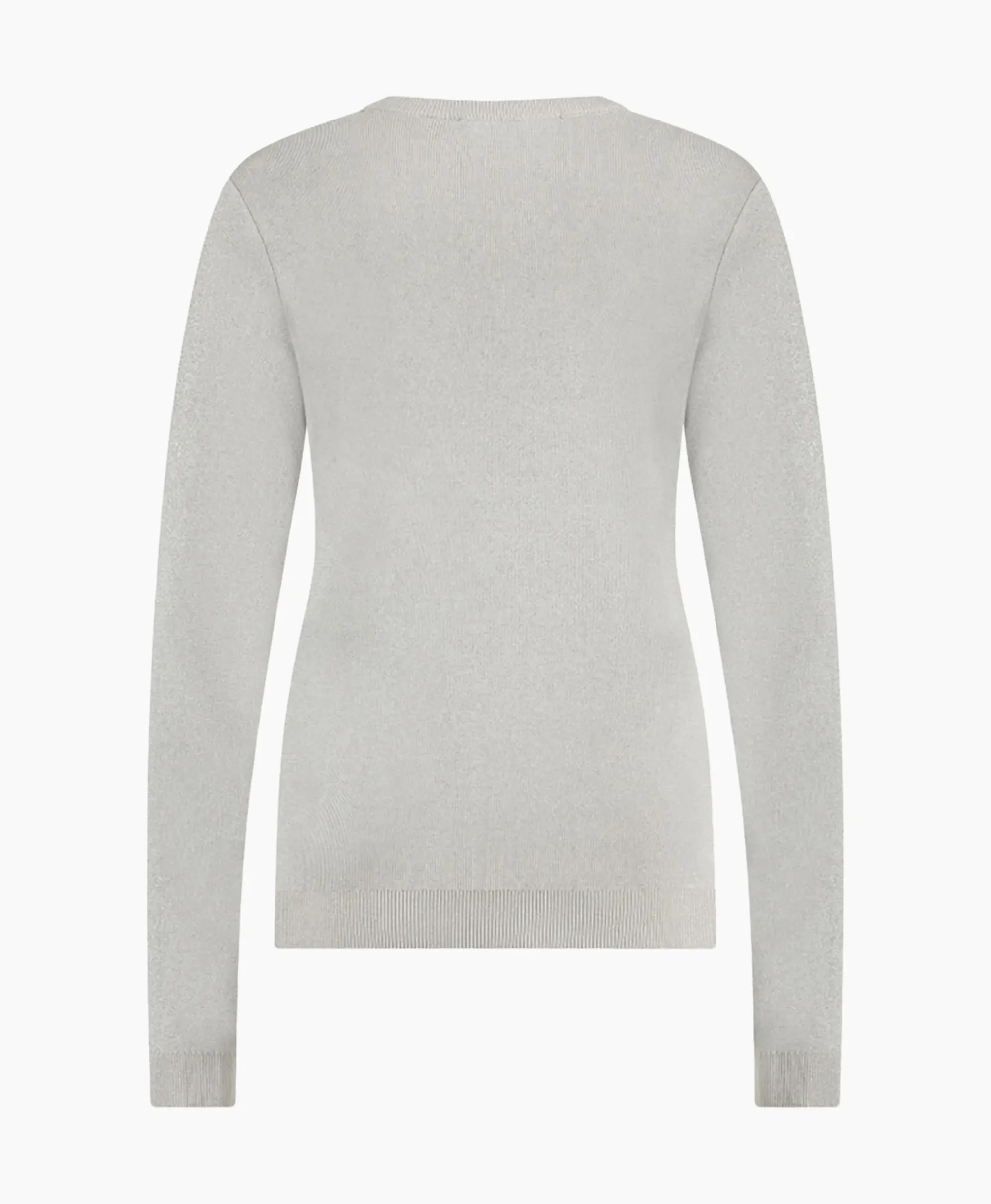 Truien^Studio Anneloes Pullover Luna Lurex Off White
