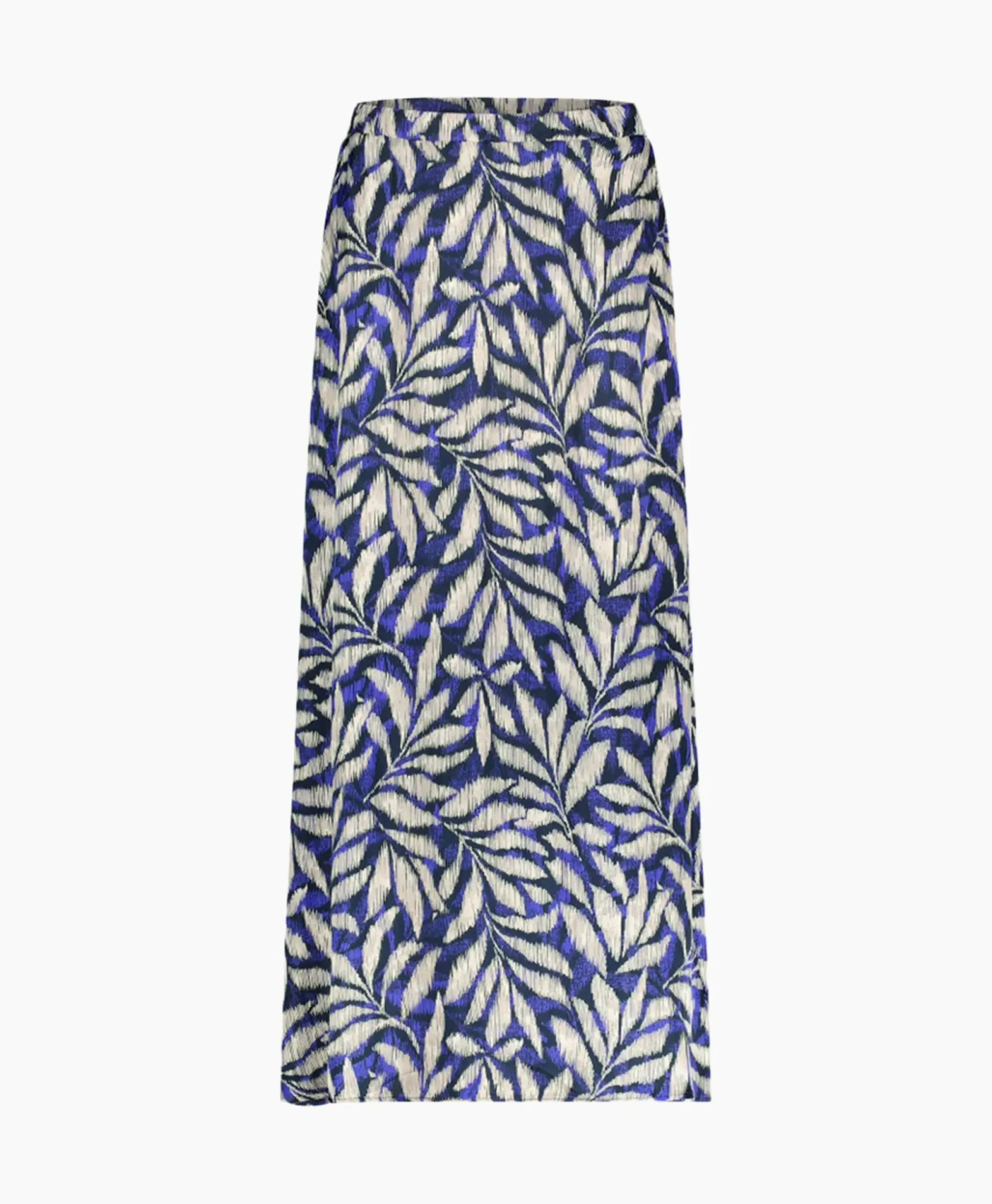 Rokken^Studio Anneloes Rok Janou Satin Flower Skirt Blauw