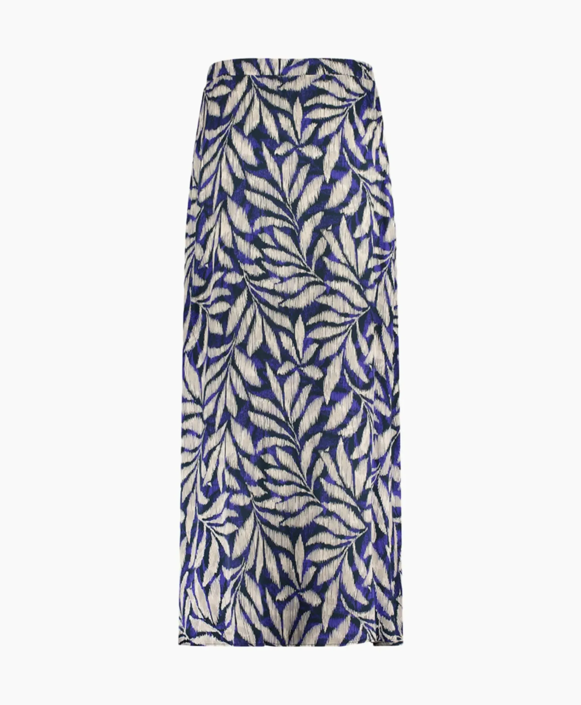 Rokken^Studio Anneloes Rok Janou Satin Flower Skirt Blauw