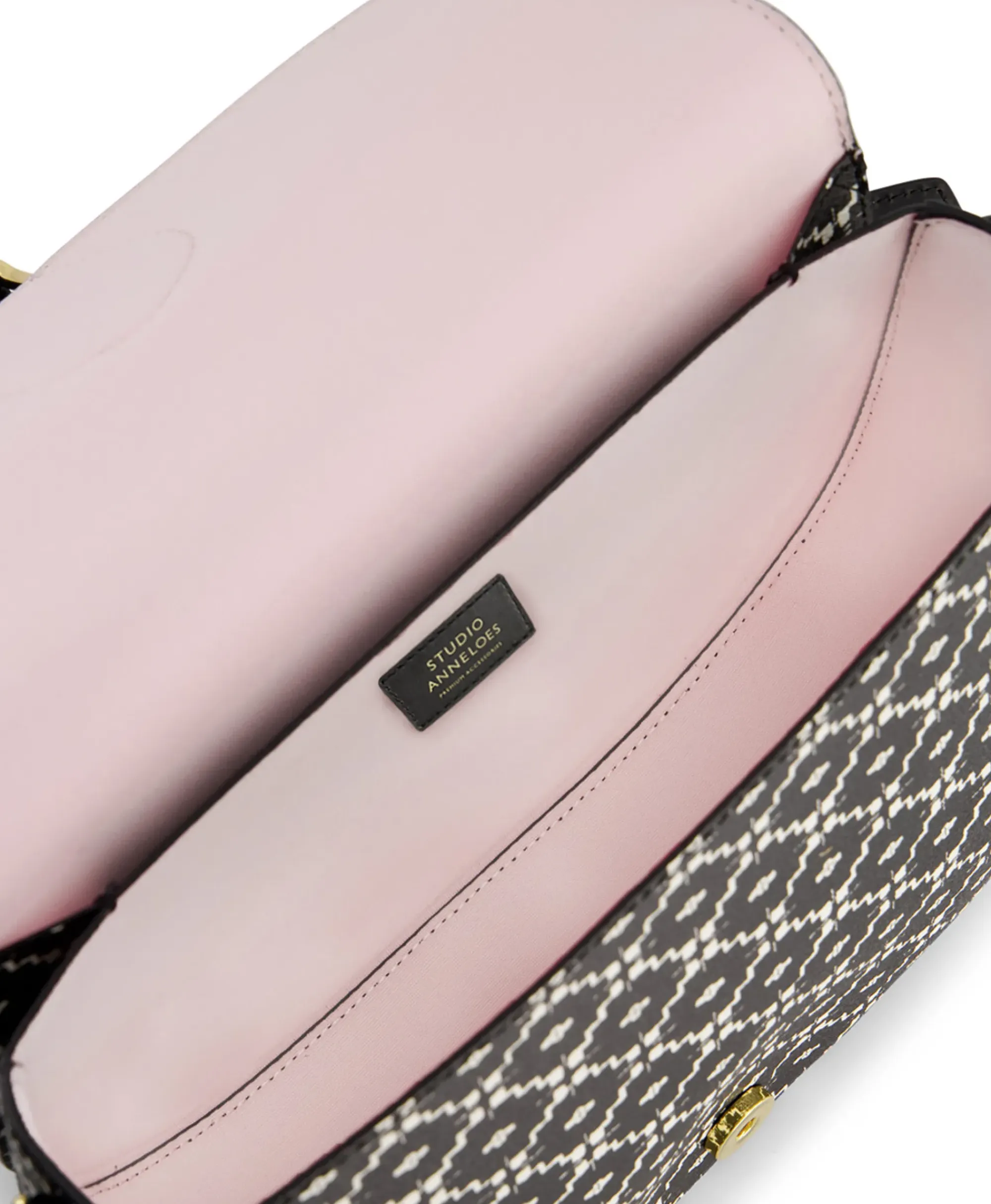 Tassen^Studio Anneloes Tas Crossbag Sa Print Zwart