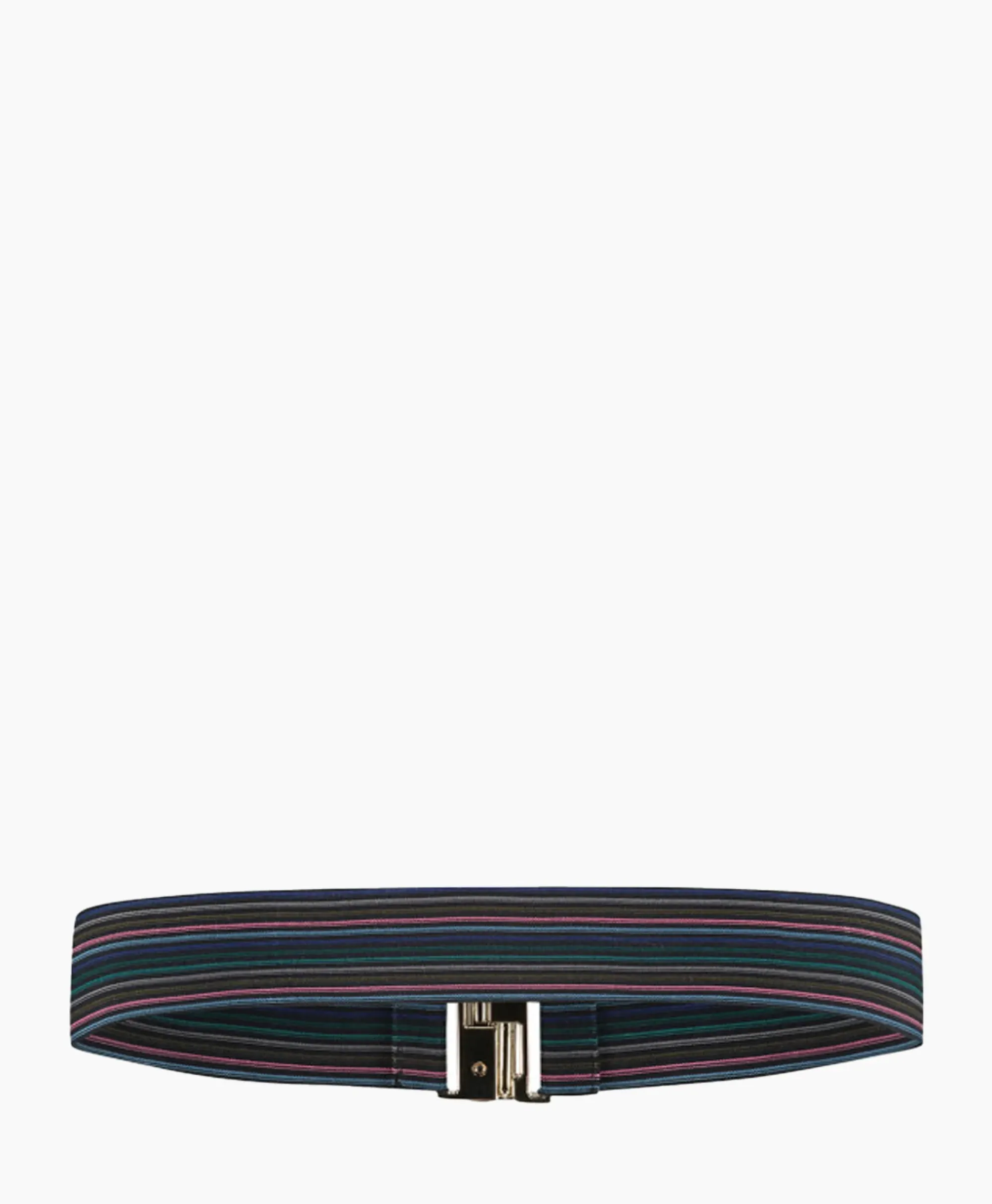 Riemen^Studio Anneloes Tas Sa Elastic Stripe Belt Donker Blauw
