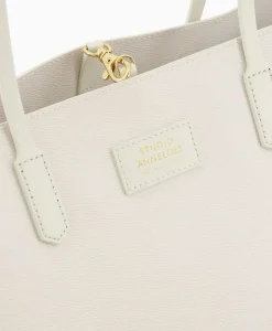 Tassen^Studio Anneloes Tas Shopper Sa Solid Off White