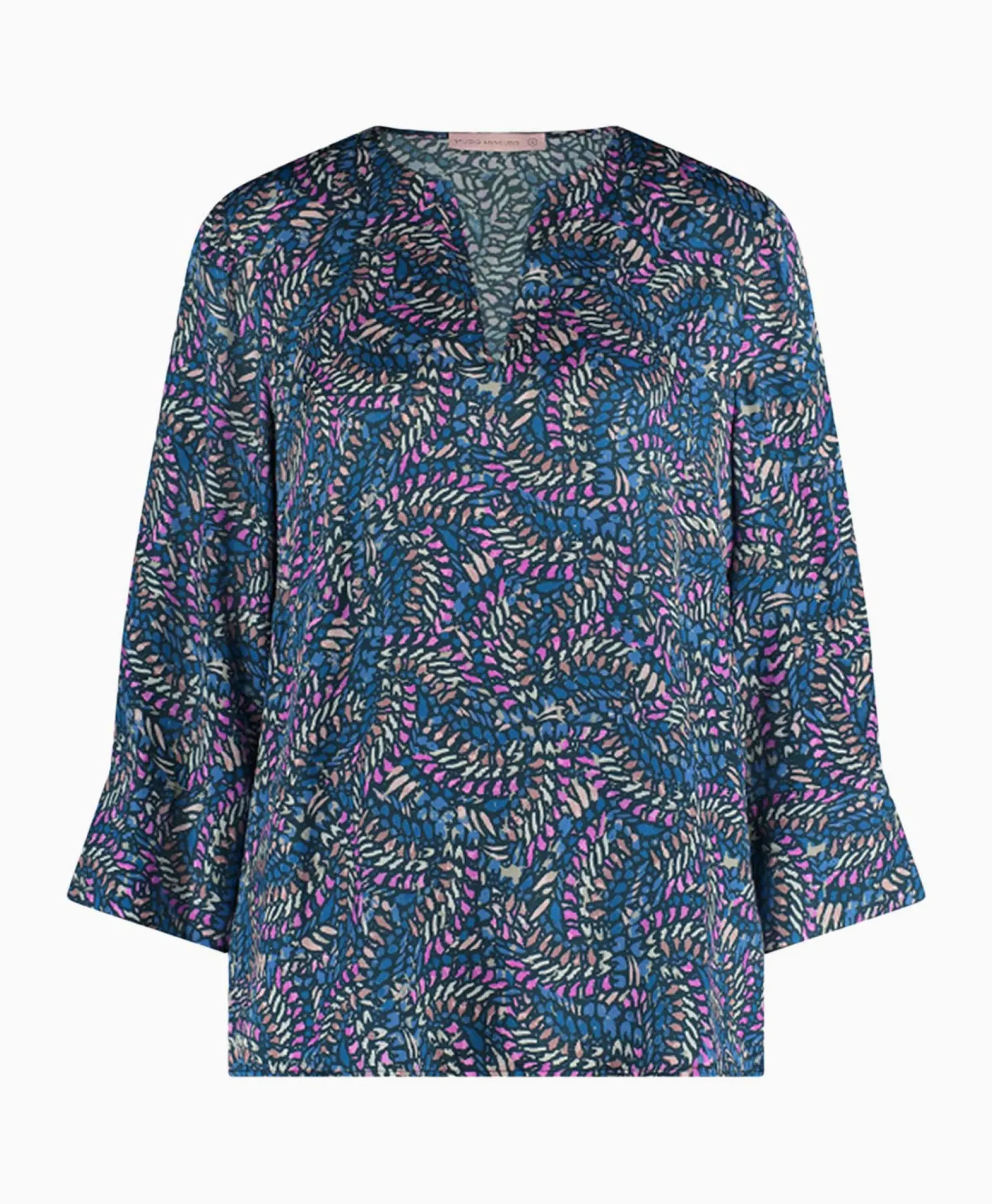 T-Shirts & Tops^Studio Anneloes Top Arletta Satin Brench Combo L