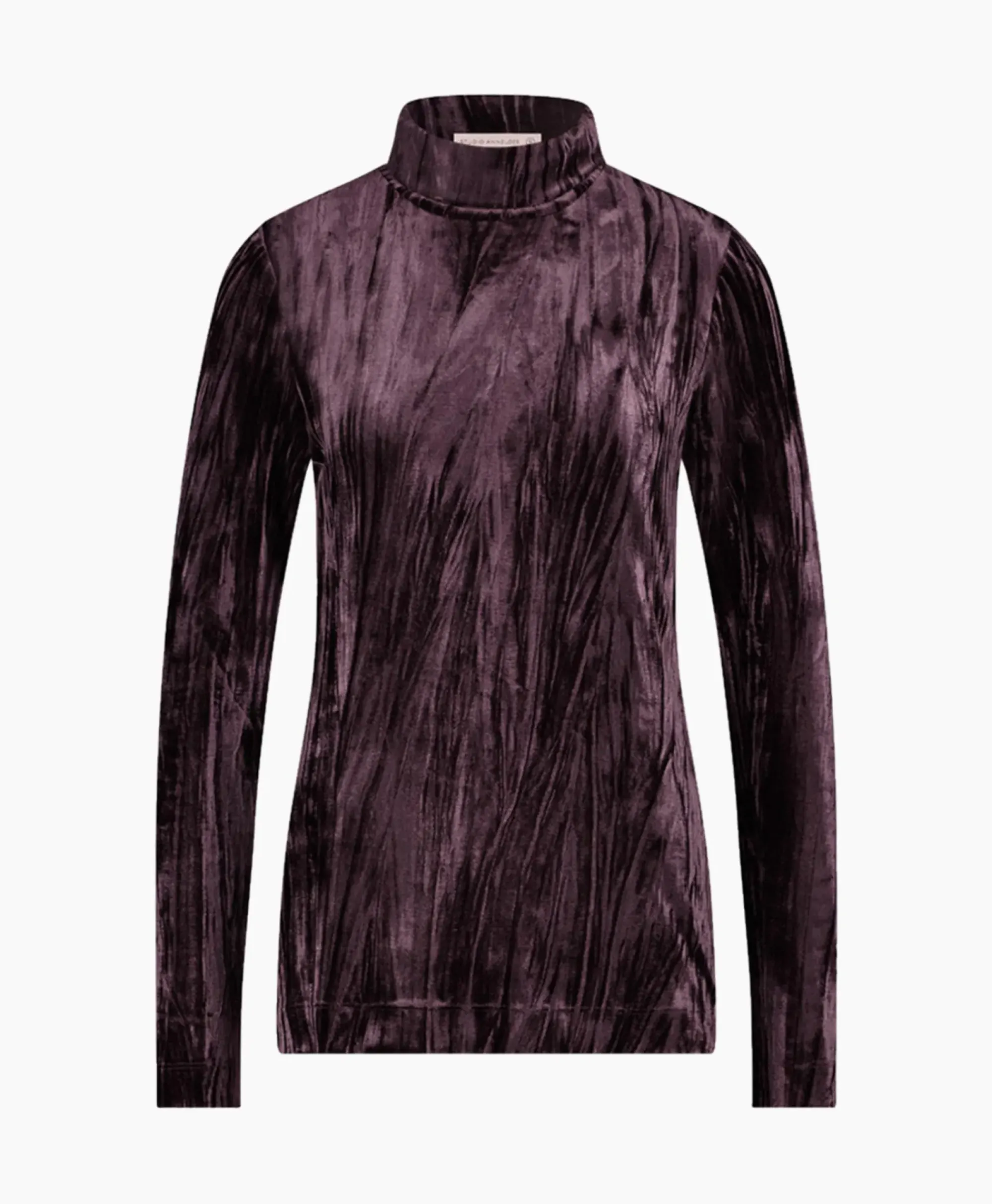 T-Shirts & Tops^Studio Anneloes Top Avril Ls Velvet Bruin