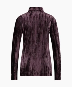 T-Shirts & Tops^Studio Anneloes Top Avril Ls Velvet Bruin