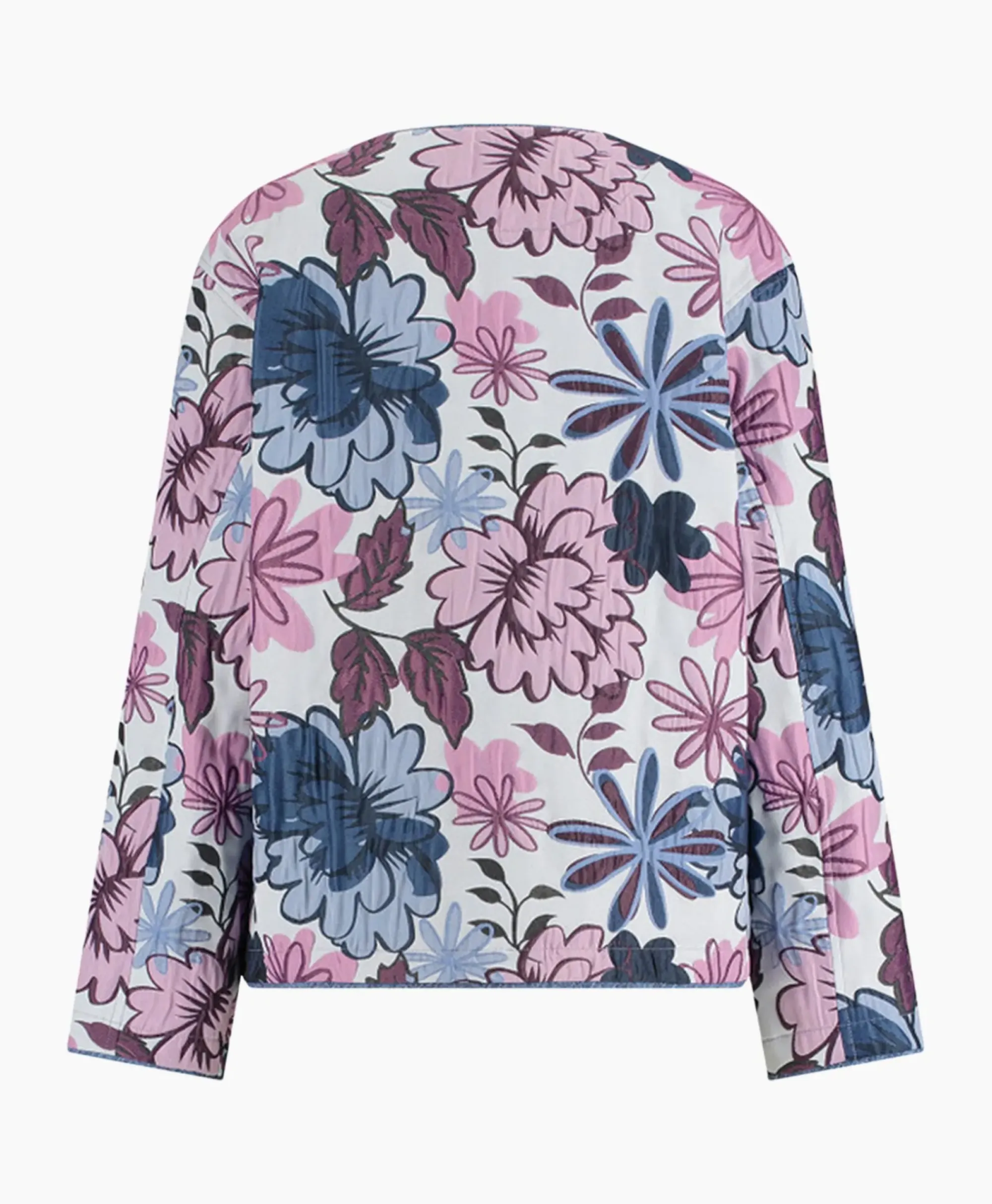 T-Shirts & Tops^Studio Anneloes Top Esra Jaquard Flower Jacket Ecru