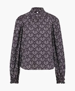 T-Shirts & Tops^Studio Anneloes Top Lysanne Wallpaper Bruin