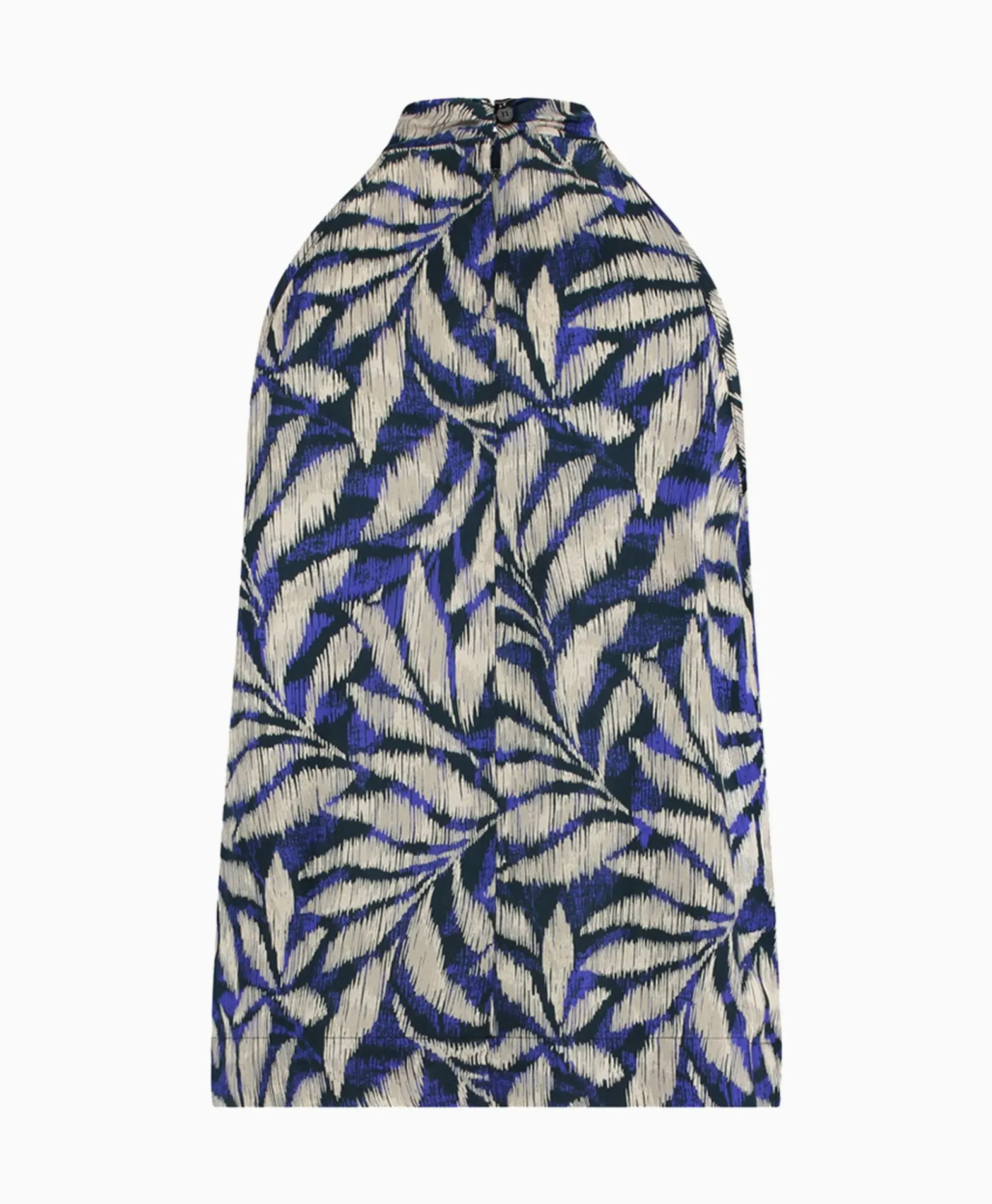 T-Shirts & Tops^Studio Anneloes Top Sara Satin Big Flower Blauw