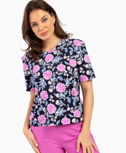 T-Shirts & Tops^Studio Anneloes Top & T-Shirt Lott Flower Tee Roze