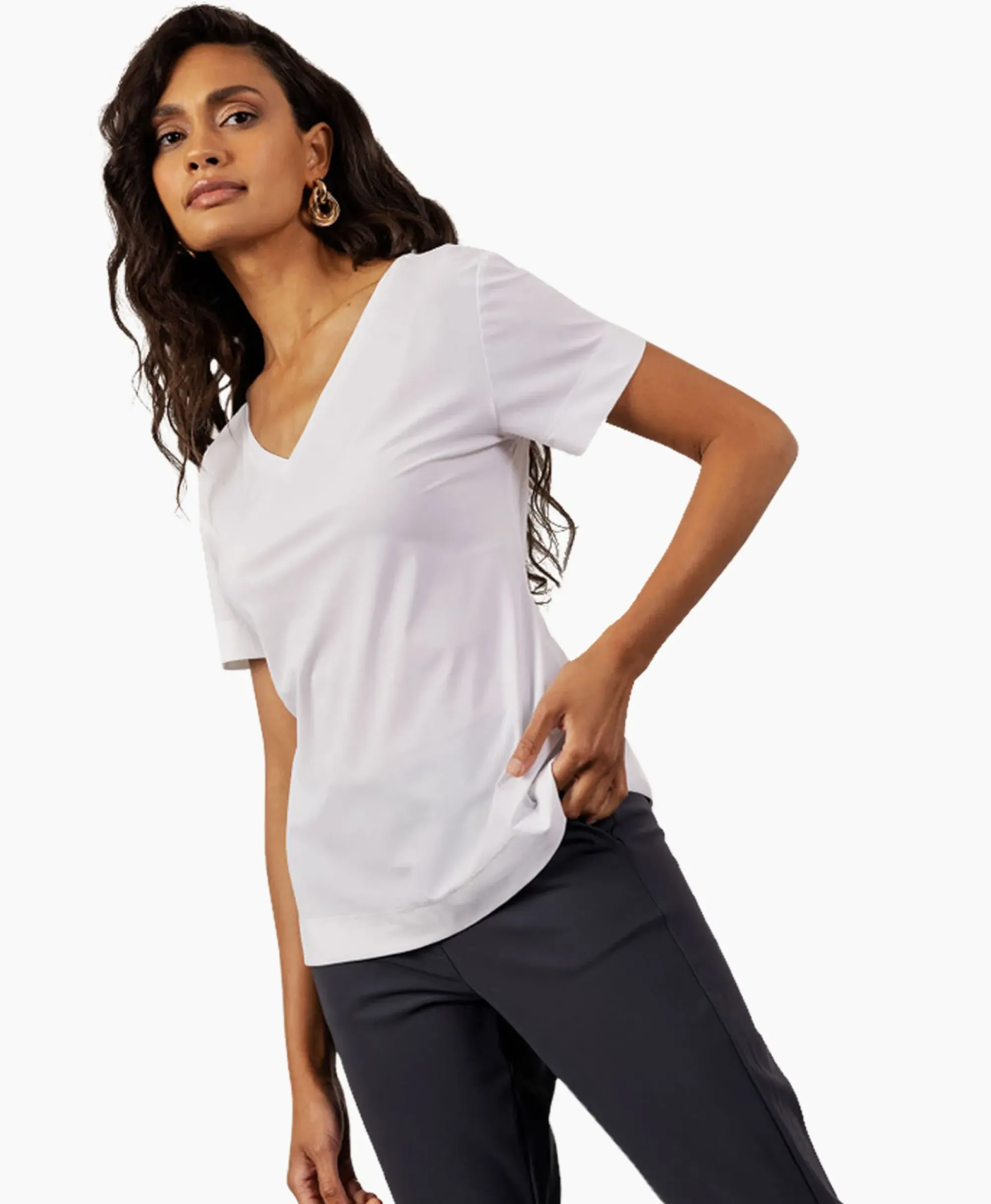 T-Shirts & Tops^Studio Anneloes Top & T-Shirt Roller Shirt Wit