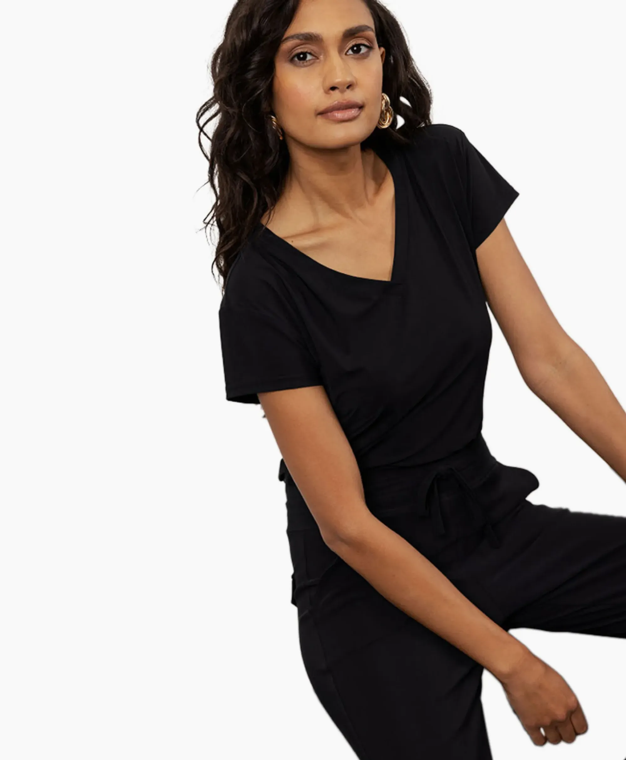 T-Shirts & Tops^Studio Anneloes Top & T-Shirt Roller Shirt Zwart