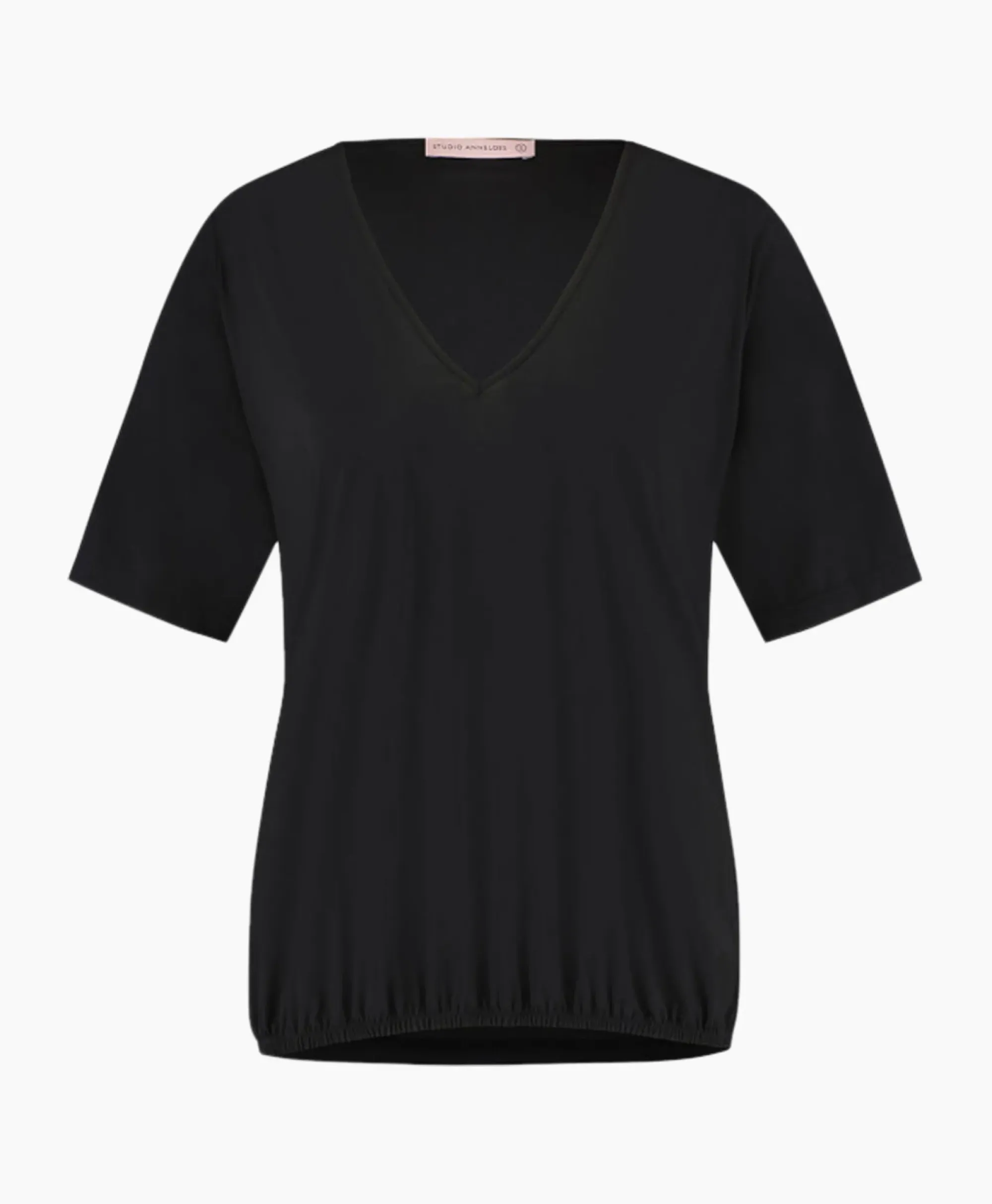 T-Shirts & Tops^Studio Anneloes Top & T-Shirt Vicky Shirt Zwart Dessin