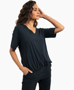 T-Shirts & Tops^Studio Anneloes Top & T-Shirt Vicky Shirt Donker Blauw