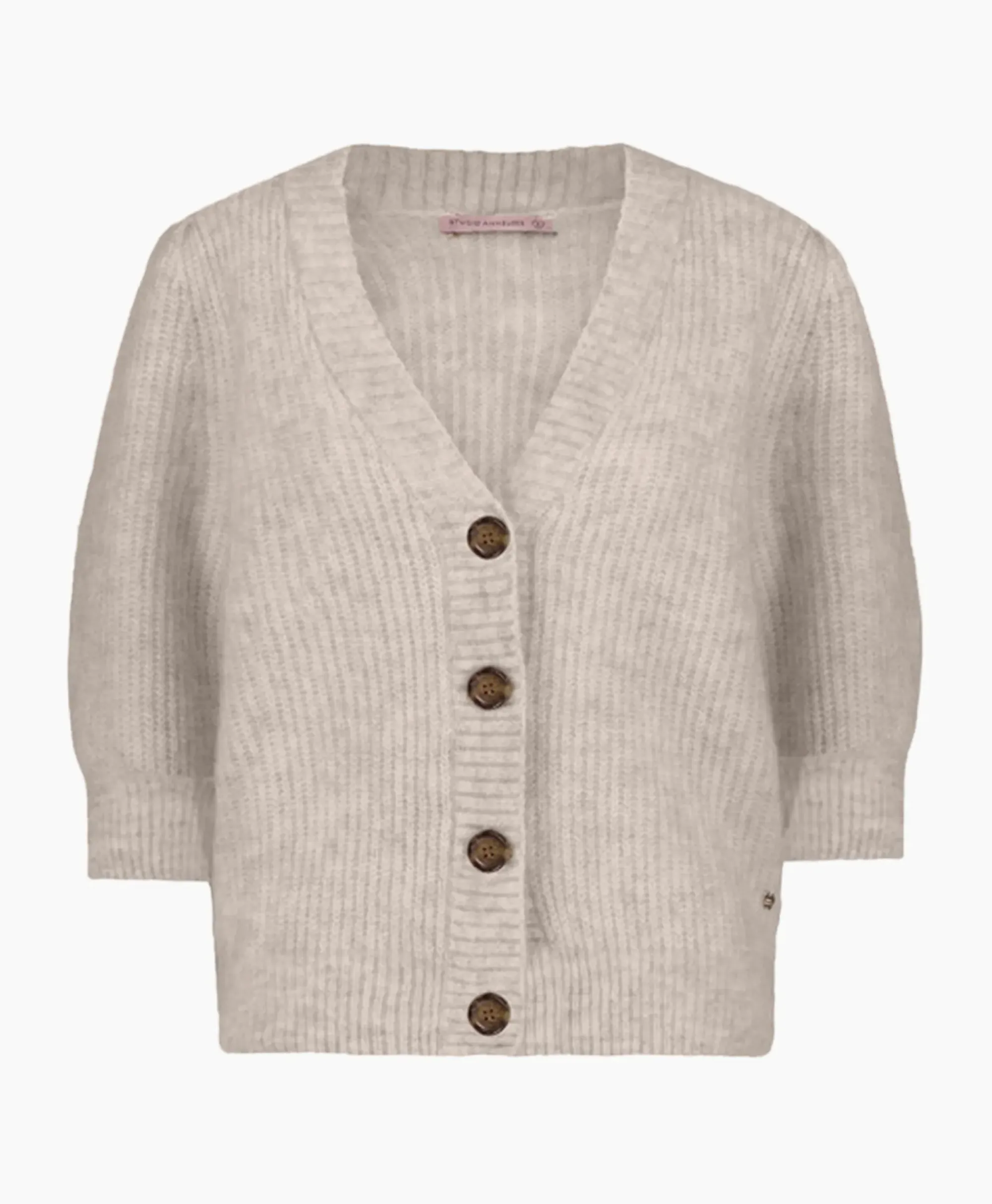 Vesten^Studio Anneloes Vest Mandy Mohair Cardigan Zand