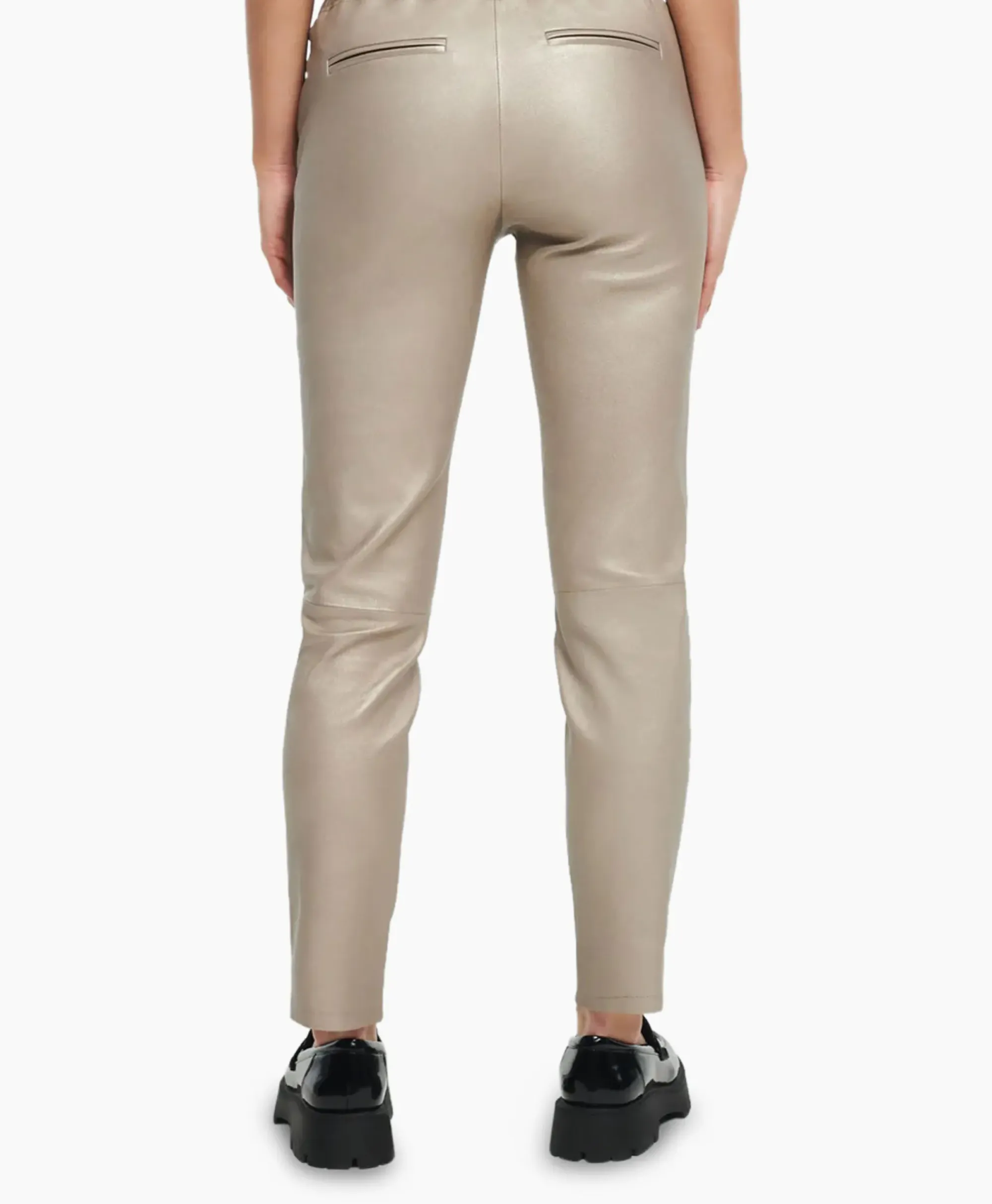 Broeken^Studioar By Arma Pantalon Naomi Stretch Plonge Beige