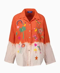 Blouses^Susanna Blu Blouse Gardenia Gb13 Khaki
