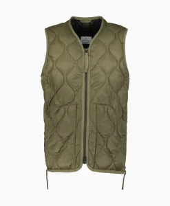 Jassen^Taion Bodywarmer Military V Neck Olijf