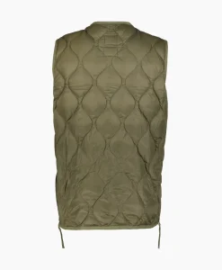 Jassen^Taion Bodywarmer Military V Neck Olijf